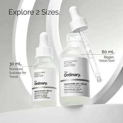 Niacinamide 10% + Zinc 1% Serum 30ml Enhance Skin Brightness Strengthen Skin Moisture Barrier Improve Texture Reduce Excess Oil