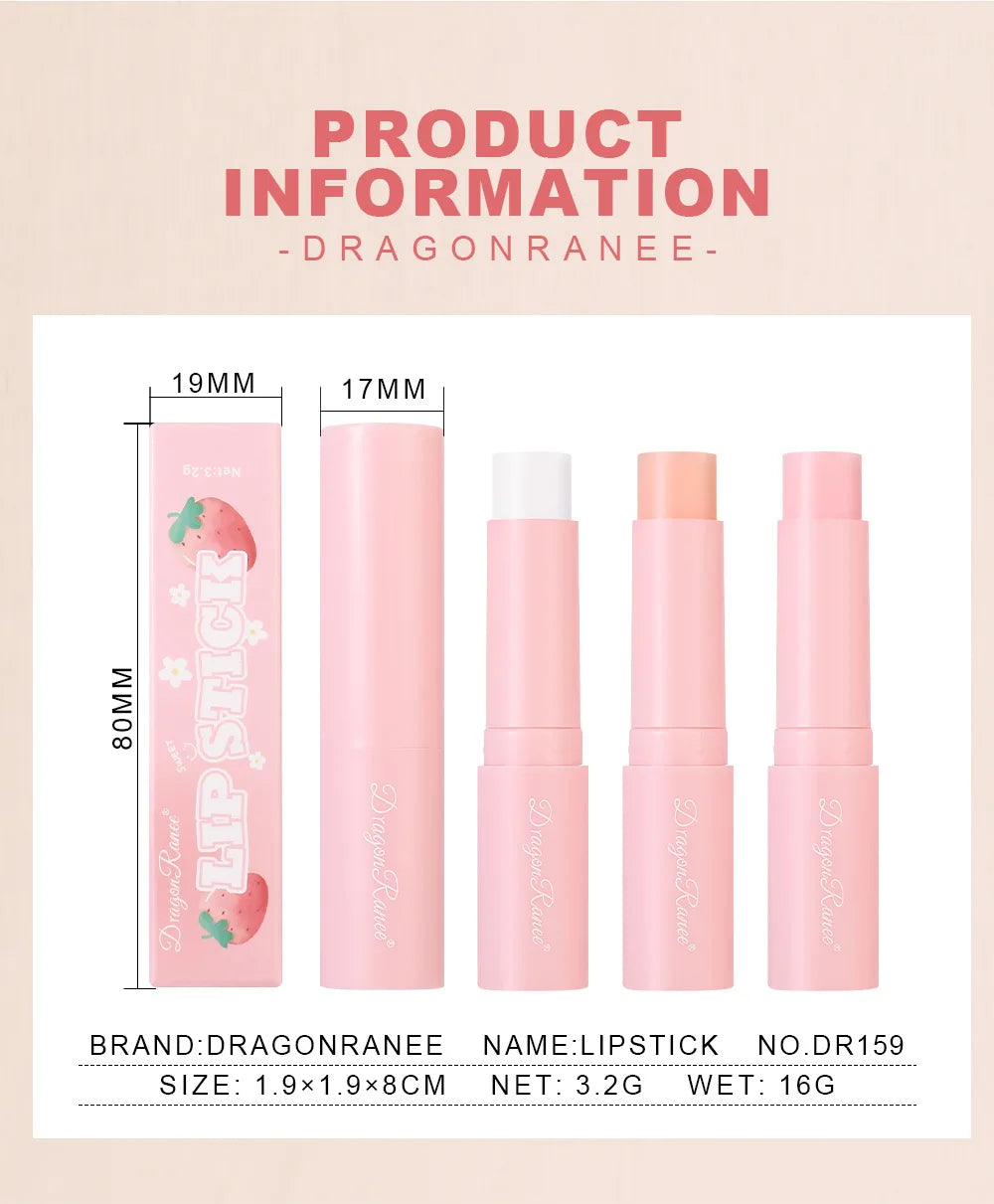 Long Lasting Color Change Lip Balm Moisturizing Hydrating Repair Lip Care Jelly Lipstick Fruity Tint Makeup
