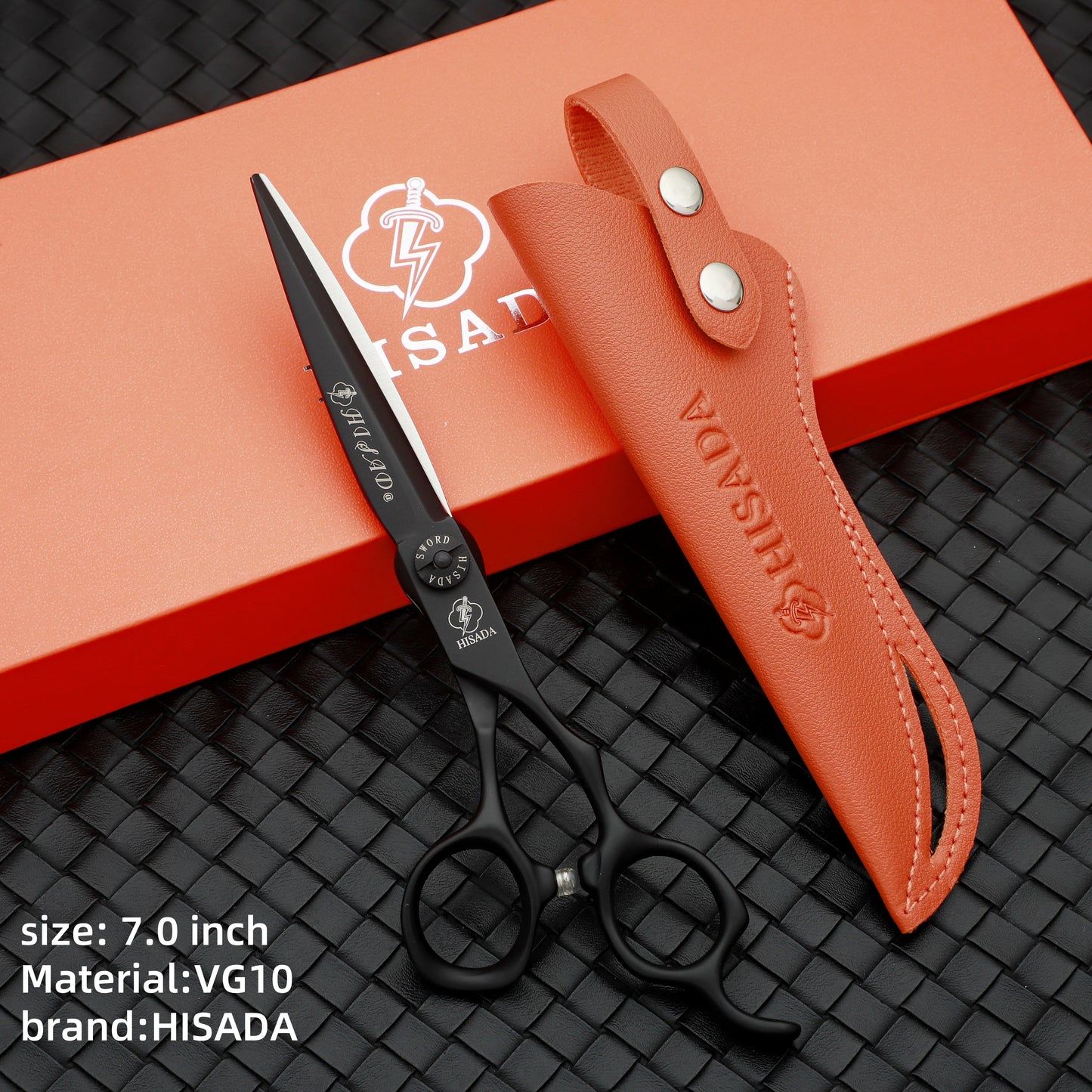 HISADA tijeras barbero profesional 6.2/6.7 inch friseur zubehör VG10 Material hair scissors Professional scissors