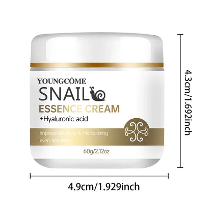 YOUNGCOME Snail essence cream with hyaluronic acid,Retinol Moisturizing Lightening Repairing Smooth Skincare Whitening Creams