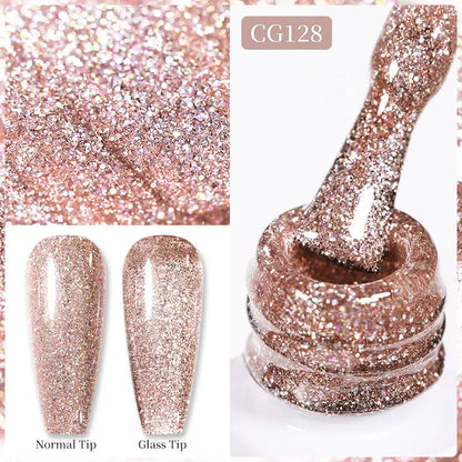 BORN PRETTY 10ml Nude Pink Gel Nail Polish Varnis Semi Permanent Nail Gel Varnish Soak Off UV Gel for Valentine's Day Gift Nails