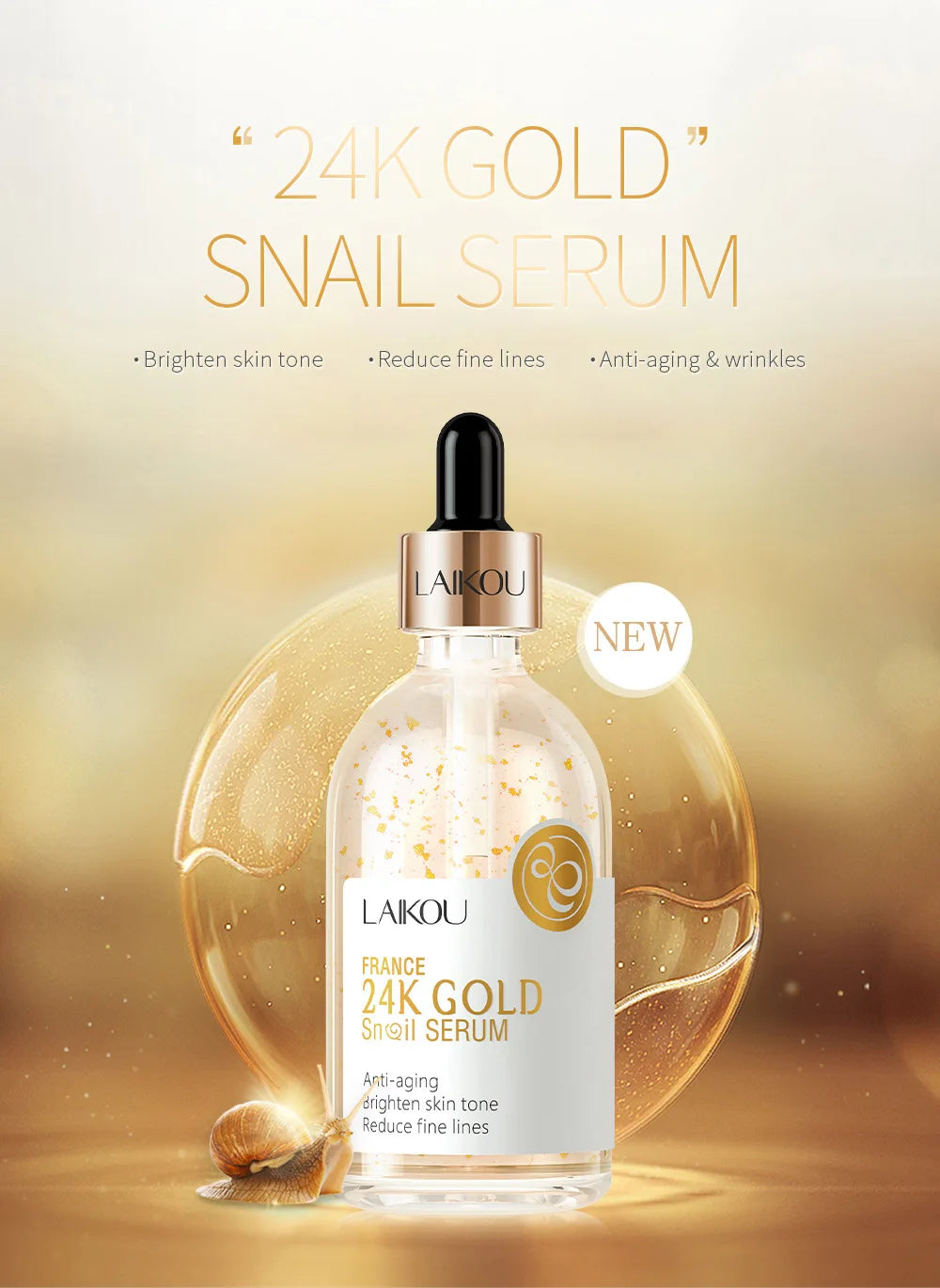 Swiss Anti Aging Face Serum 100ml VC Niacinamide Rosehip Hyaluronic Acid Blueberry Extract To Brighten And Moisturize Skin