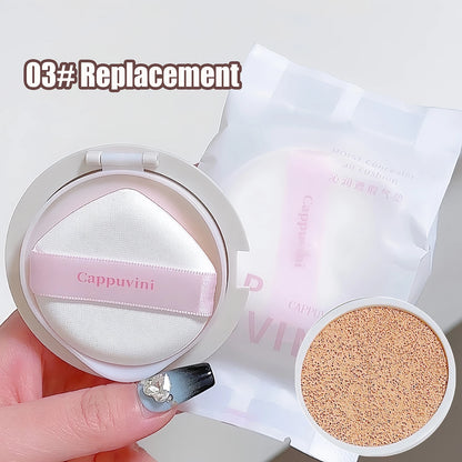 BB Cream Air Cushion Foundation Full Coverage Waterproof Long-lasting Concealer 3 Colors Cushion Compact Face Makeup Base