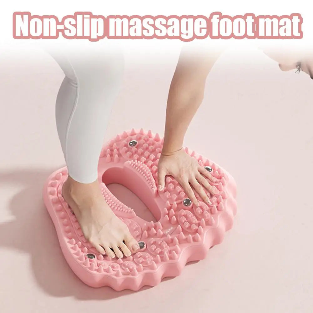 Inflatable Foot Stepper Anti Slip Massage Mat Magnetic Acupressure Pad Home Foot Circulation Relaxation Gift Health Care Tool
