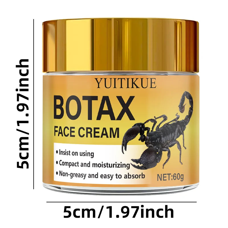 BOTAX Anti-Wrinkle Face Cream 60g - Targets Frown Lines, Crow's Feet, Nasolabial & Puppet Lines, Creamy & Non-Greasy