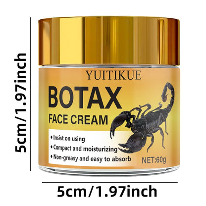 BOTAX Anti-Wrinkle Face Cream 60g - Targets Frown Lines, Crow's Feet, Nasolabial & Puppet Lines, Creamy & Non-Greasy