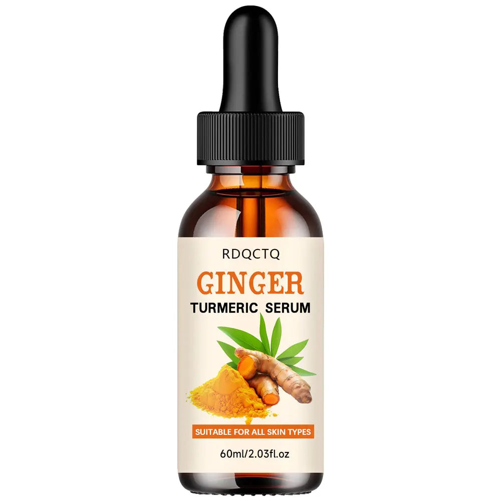 Turmeric Face Serum Anti-Oxidation Dark Spot Corrector Facial Brightening Skin Care Serum for Clearer Smoother Skin