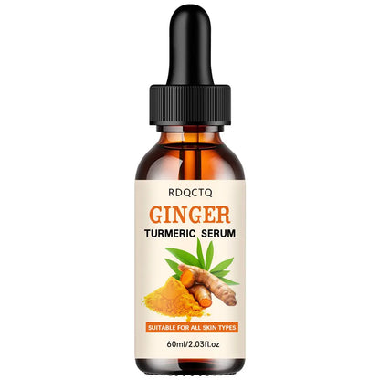Turmeric Face Serum Anti-Oxidation Dark Spot Corrector Facial Brightening Skin Care Serum for Clearer Smoother Skin