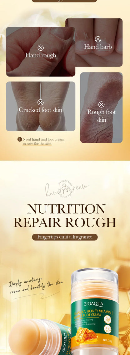 BIOAQUA Honey Hand & Foot Cream Moisturizing Anti Cracking Whitening Anti Wrinkles Anti-Aging Hands Skin Care Products