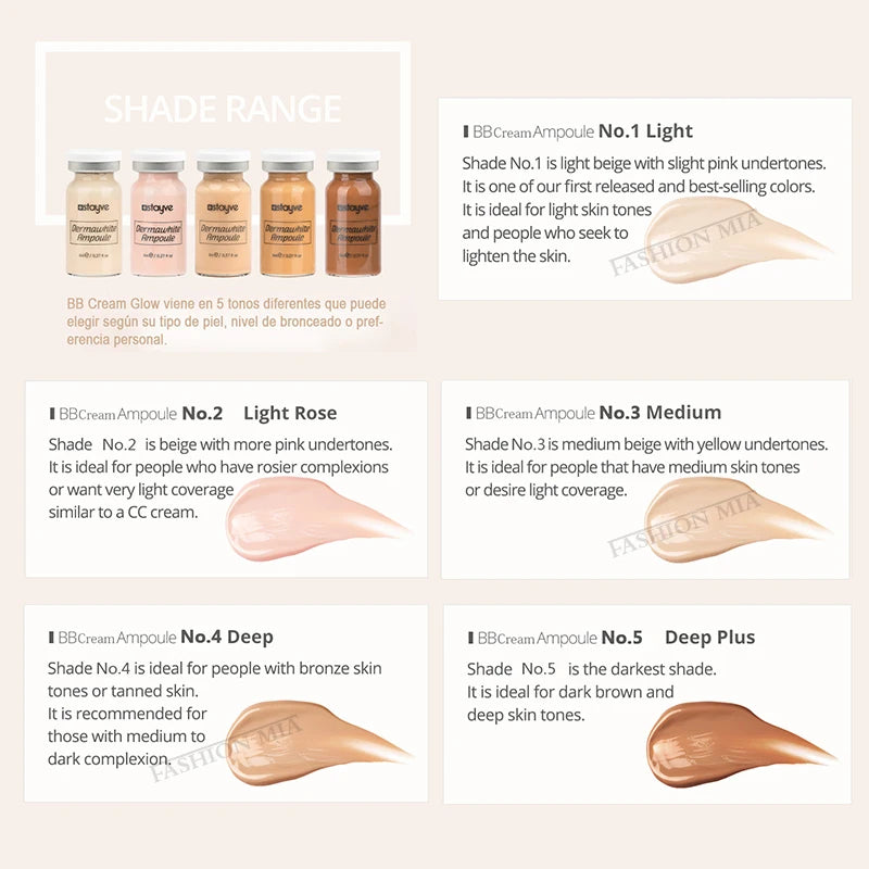 Korea Stayve 8ml Face BB Cream Glow Salmon DNA Mix Serum Kit Whitening Moisturizing Essence Beauty Skin Care