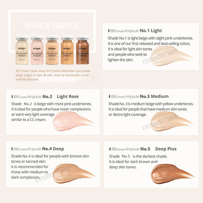 Korea Stayve 8ml Face BB Cream Glow Salmon DNA Mix Serum Kit Whitening Moisturizing Essence Beauty Skin Care