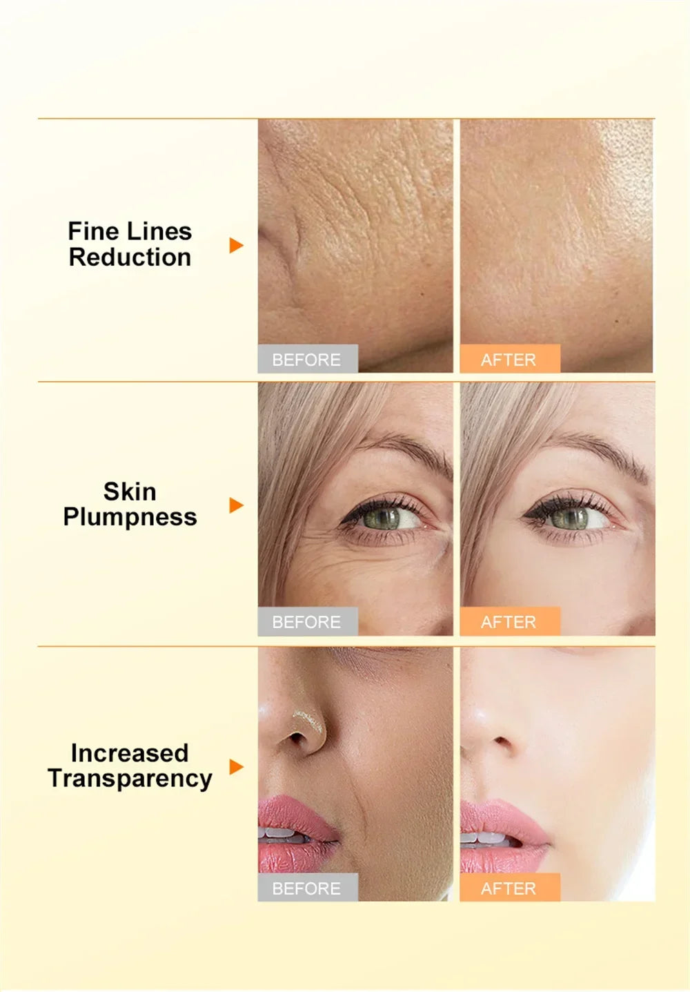 Collagen Anti-Aging Cream Repair Instant Wrinkle Tightening Lifting Rejuvenate face Deep Moisturizing Tightening Korean Skincare