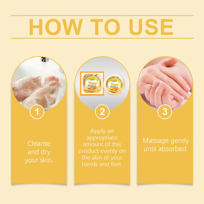 Honey Hand Foot Moisturizing Cream Nourishing Softens Cuticles Anti Dry Cracked Smooth Moisturizing Hand Foot Care Cream
