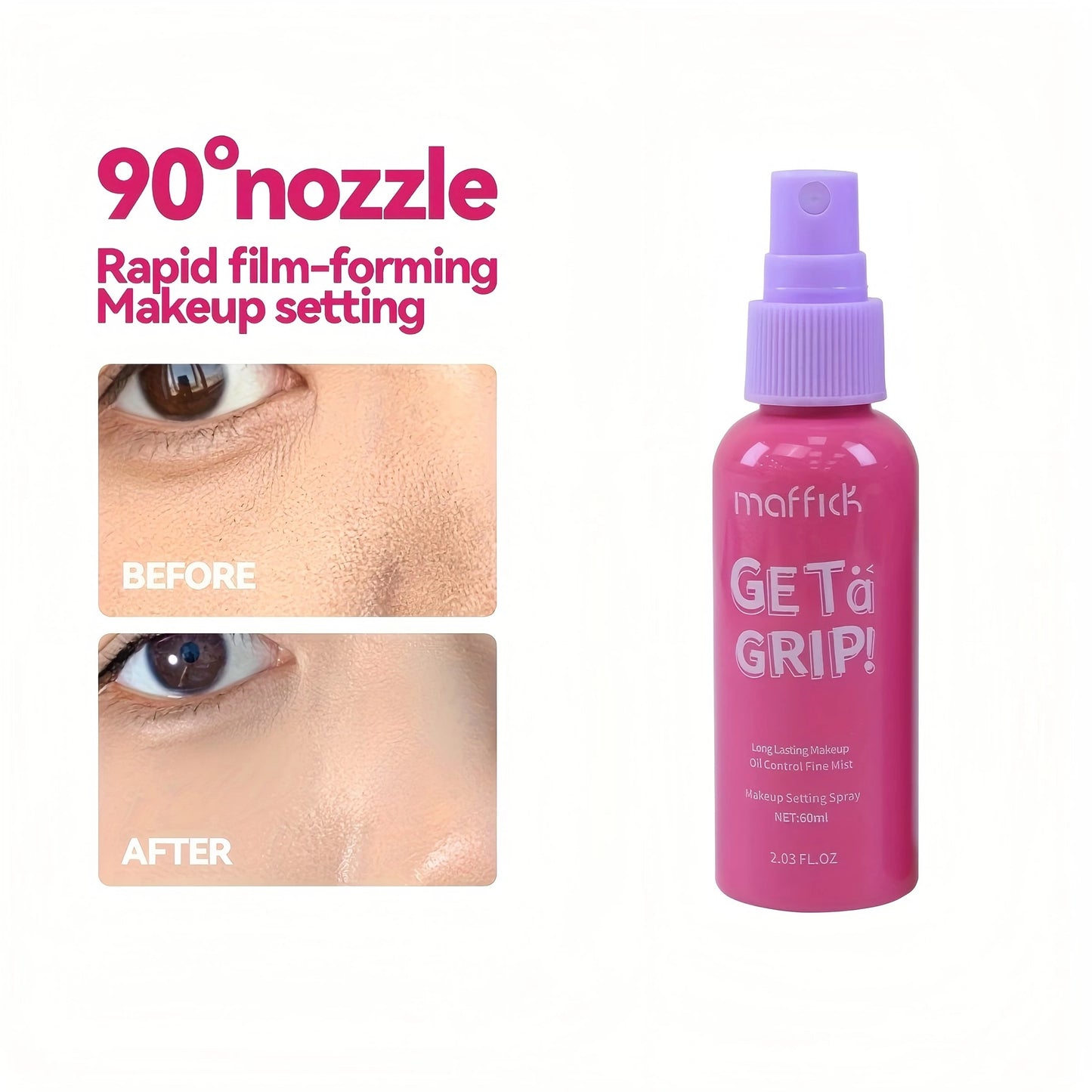 Watermelon flavor make-up spray-oil sustained, waterproof and quick-dry, to create a perfect make-up make-up spray