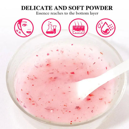 Gold Crystal Jelly Mask Powder Hydrating Brightening Moisturizing Facial Treatment Glowing Skin Care Product