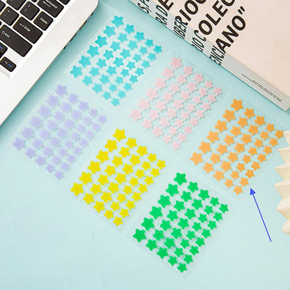 40pcs/set Colorful Star Shaped Acne Patches Skincare Stickers Facial Spots Makeup Tools