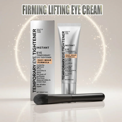Eye Cream Lifting Firming Hydrating Dark Circle Reduction Fine Lines Smoothing Massage Treatment With Brush Gentle Daily Care