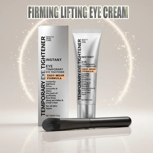 Eye Cream Lifting Firming Hydrating Dark Circle Reduction Fine Lines Smoothing Massage Treatment With Brush Gentle Daily Care