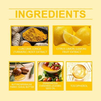 1/2/3pcs Lemon Ginger Lip Balm Turmeric Dark Melanin Remove Mask Gloss Exfoliating Improve Dullness Moisturizer Lip Repair Balm