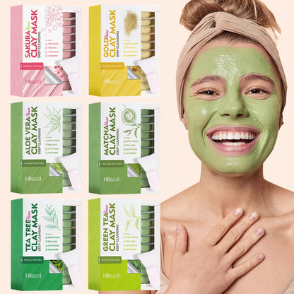 A variety of mud masks to deeply hydrate the face, moisturize and nourish the skin, making it smoother and more supple
