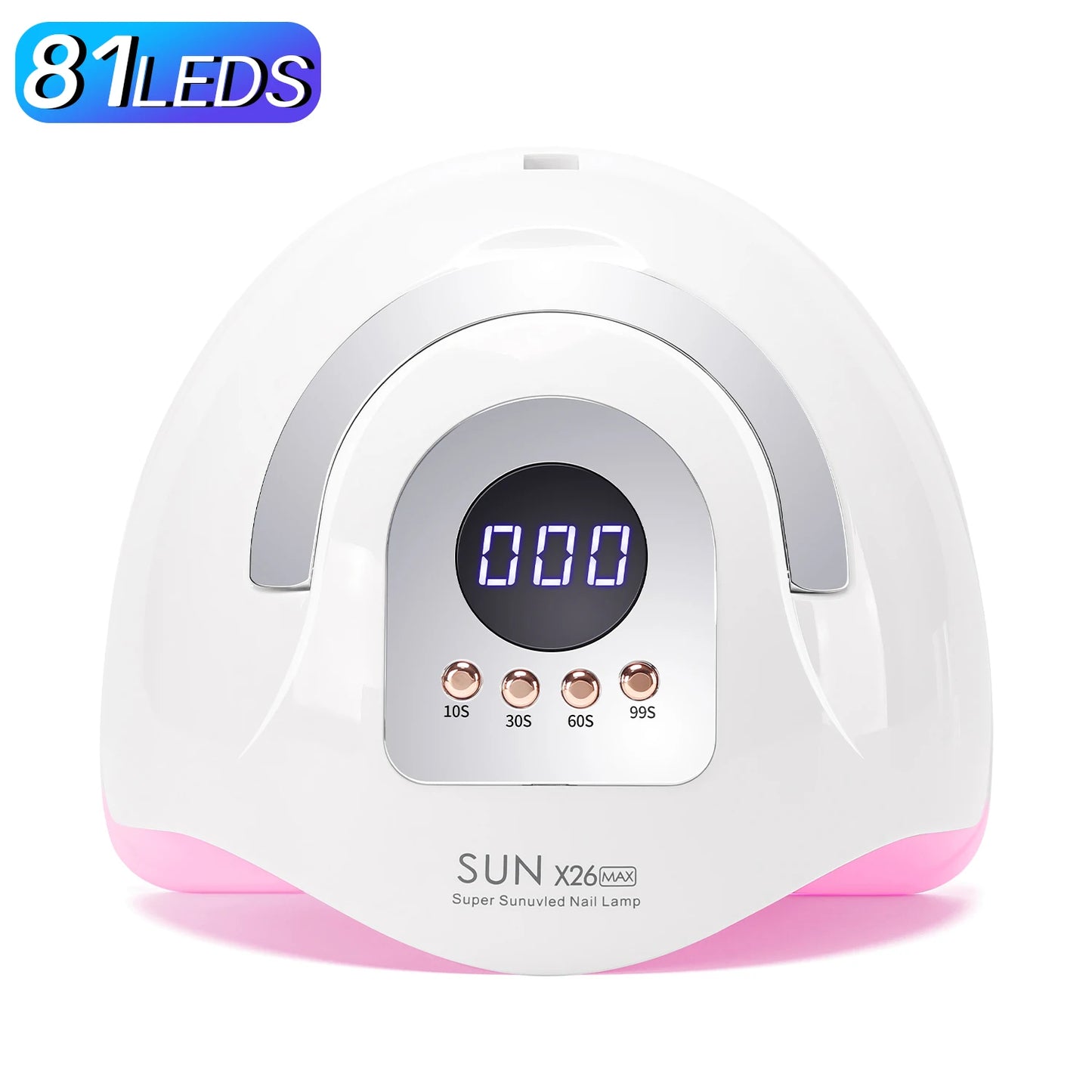 DianaBeauty 380W Professional UV LED Nail Lamp For Quick Drying Gel Nail Polish 90LEDS Gel Drying Lamp With 4 Timer Setting