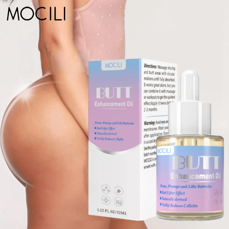 Sexy Butt-Lifting Essential Oil Jasmine Lifting Firming Skin Increase Hips Improve Sagging Body Massage Private Care Up 32ml
