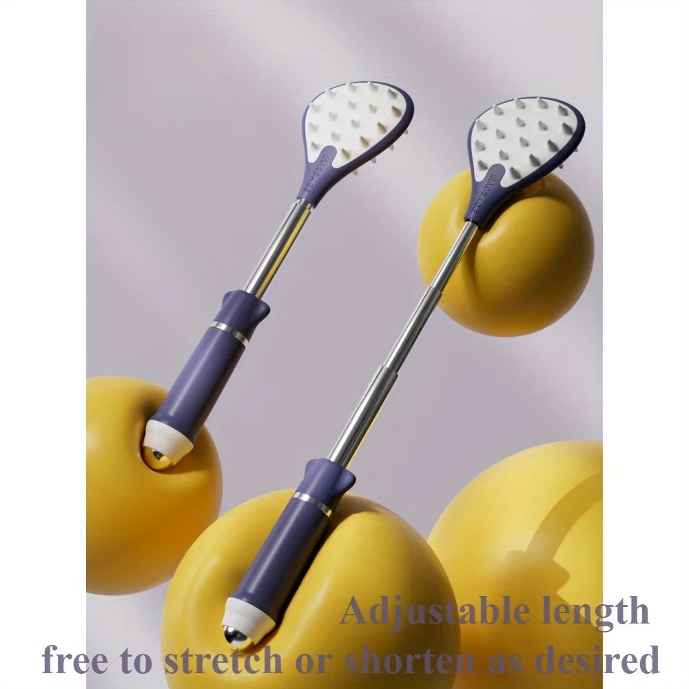 Tickle Scratch Itchy Scratch Portable Scratcher Telescopic Scalable Scratch Back Scratch Tool Portable Point Massage Stick