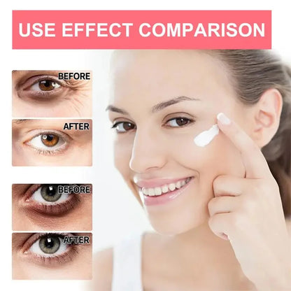 Instant Eye Bag Removal Cream Collagen Anti-Wrinkle Firming Skin Fade Fine Lines Anti Dark Circle Puffiness Brighten Eye Care