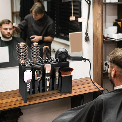 Durable Carbon PP Barber Hairstylist Organizer Tools Holder Functional for Home Hair Salon Barber Shop Storage Stands And Racks