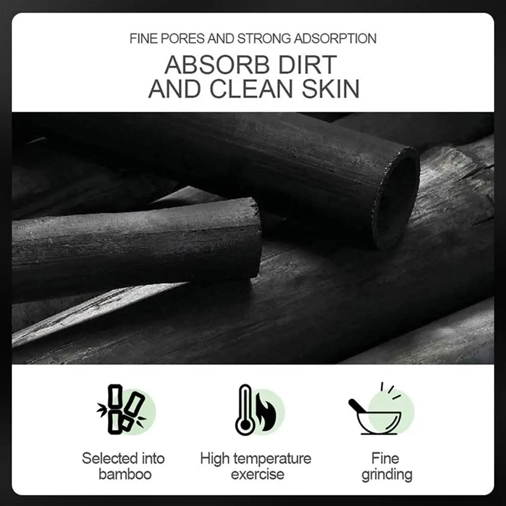60g Bamboo Charcoal Blackhead Remover Face Mask Deep Cleansing Spots Acne Treatment Peal-off Nose Mask Face Skin Care