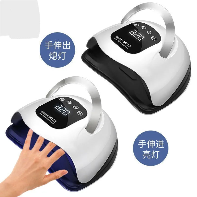 X19 Nail Drying Device - LED Ultraviolet Lamp - Professional Nail Art Accessories for Drying Nail Glue - Phototherapy for Nails