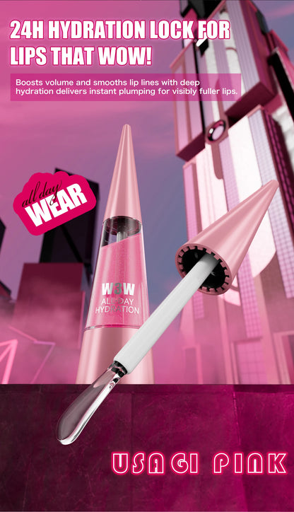 Lip Plumper, Moisturizing, Transparent, Lip Gloss, Stocking Stuffers, Fragrance-free, Korean Cosmetics
