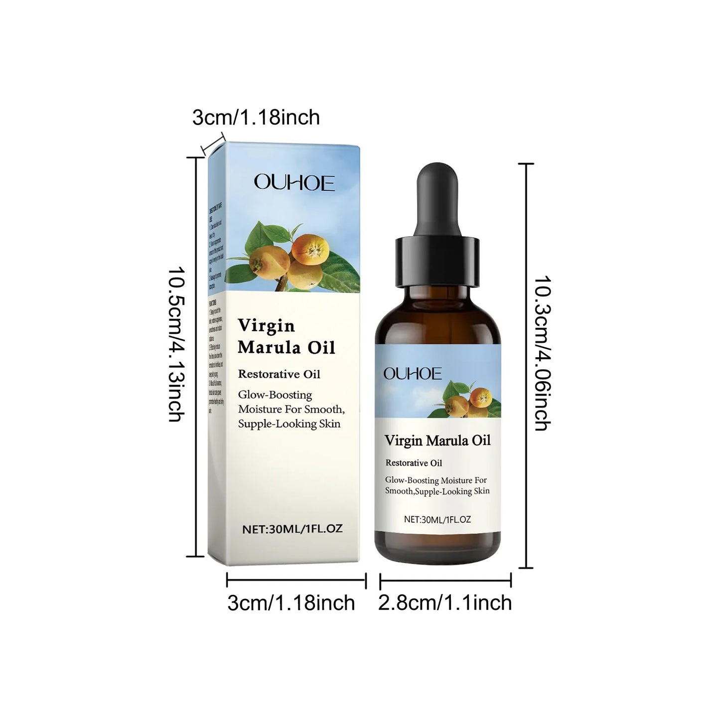 Virgin Marula Luxury Facial Oil Anti-Aging Fade Fine Lines Repair Tightening Shrink Pores Moisturizer Brighten Nourish Skin Care