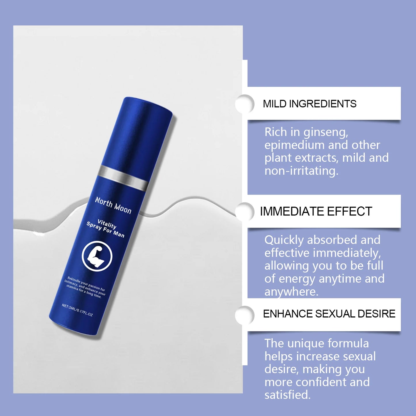 Men's Daily Hydration Spray - Revitalizing & Long-Lasting Moisturizing Body Care, No-Sticky Residue Finish