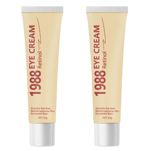 1988 Retinol Eye Cream with Hyaluronic Acid & Collagen - Light Texture, Moisturizes, Protects, Smooths Fine Lines