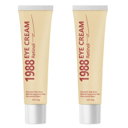 1988 Retinol Eye Cream with Hyaluronic Acid & Collagen - Light Texture, Moisturizes, Protects, Smooths Fine Lines