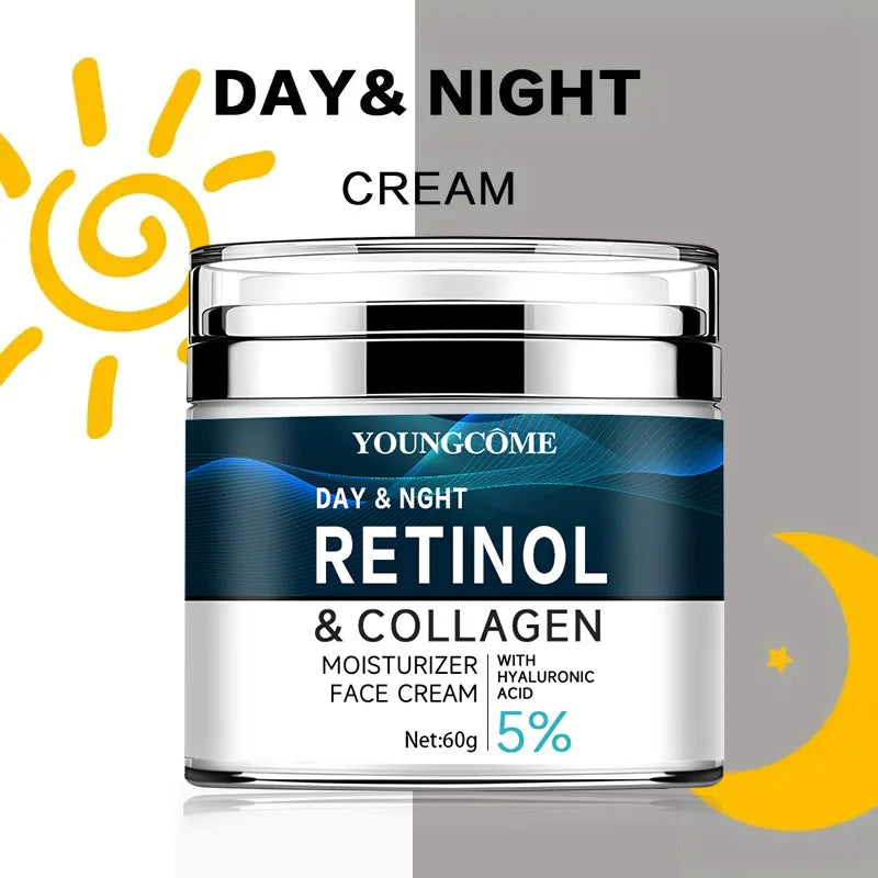 YOUNGCOME Face CreamCollagen Hyaluronic Acid Skin Care Anti-Wrinkle Moisturizing Anti-Aging Night Shrink Pores Whitening Smooth