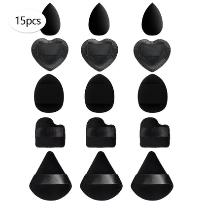 15/30/60 Mini Makeup Sponge Powder Puff Beauty Sponge for Makeup Concealer Liquid Foundation Face Cosmetic Puff Makeup Sponge