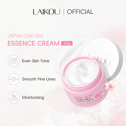 LAIKOU Sakura Hydrating Cream Moisturizer Whitening Nourishing Oil Control Moisturizing & Repairing Deep Hydration Rich Cream