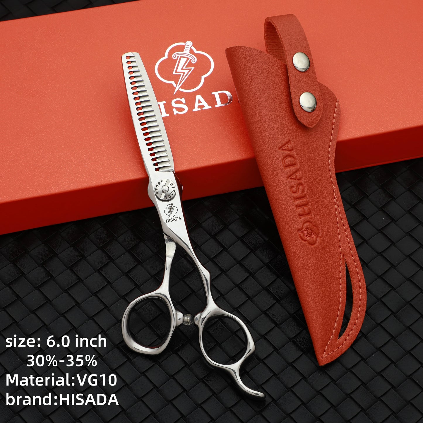 HISADA tijeras barbero profesional 6.2/6.7 inch friseur zubehör VG10 Material hair scissors Professional scissors