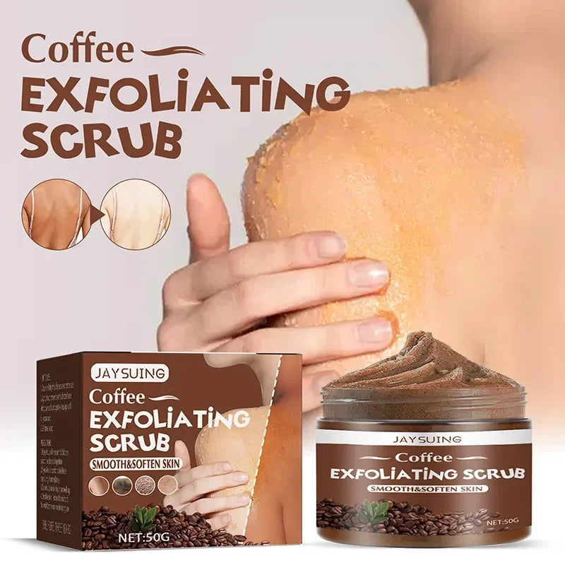 Exfoliating Whitening  Coffee Body Scrub Cream Underarm Knee Melanin Pigmentation Whitening Remove Dead Skin Shower Scrub Car
