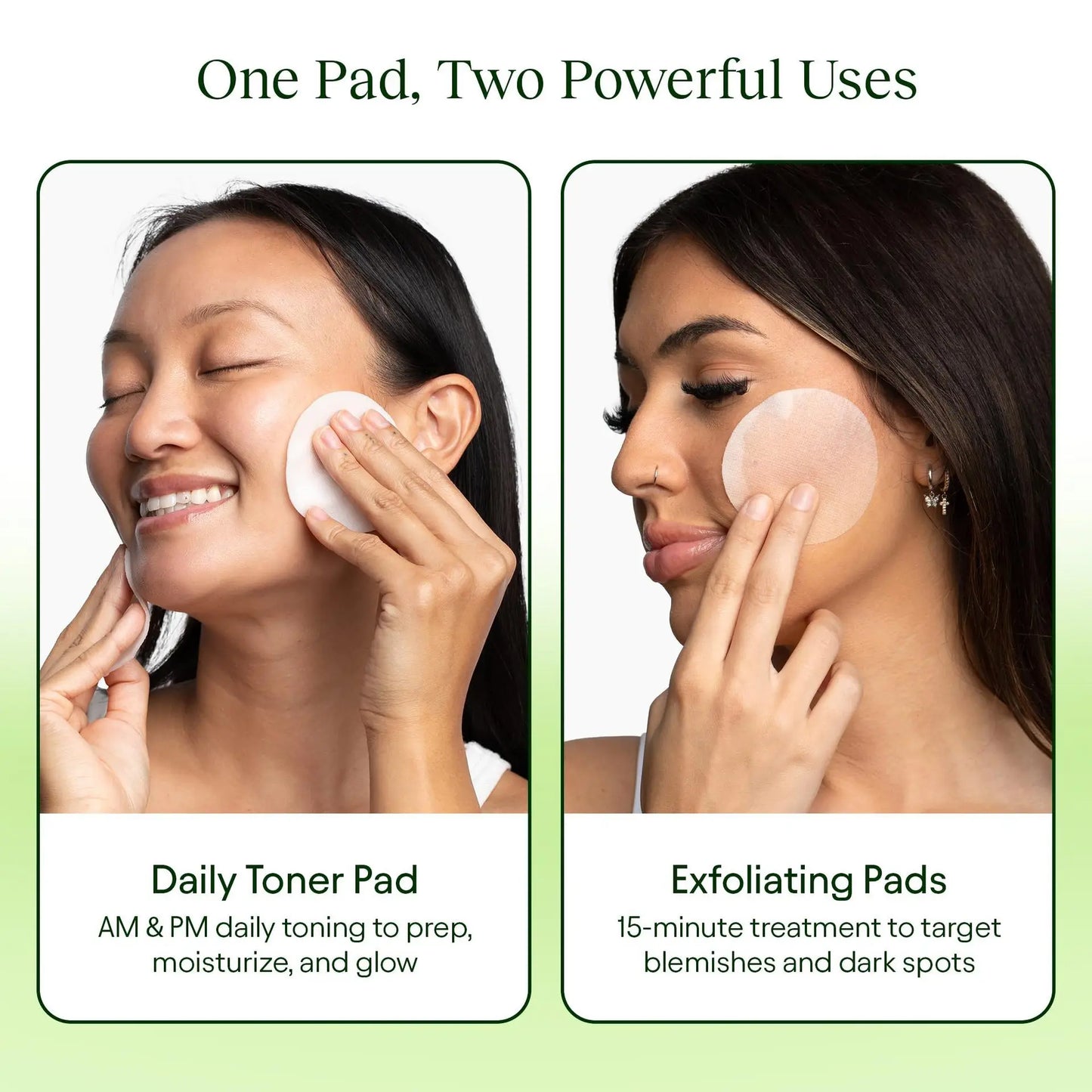 Centella Asiatica Cotton Pads Nourishing Moisturizing Soothing Gentle Hydrating Even Skin Tone Korean Skin Care Product