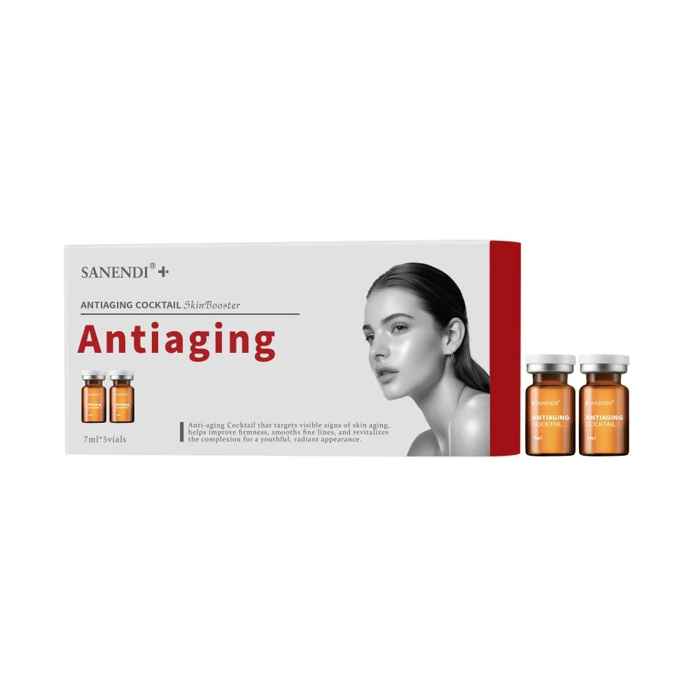 Cocktail Skinbooster Serum for Facial Ampoule Dermapen Hydrating Hyaluronic Acid Dark Sport Pigment Solution Skincare Set