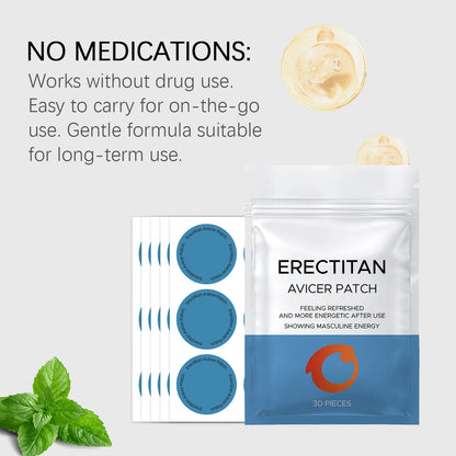Men's Daily Skin Care Patch - All-in-One Gentle & Mild Formula, External Use for Full Body,Nourishes & Sustains Comfortable Skin