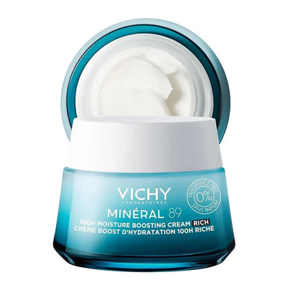 VICHY 89 Facial Cream 72h Refreshing Deep Moisturizing Soothing Firming Repairs Skin Light Cream Original Korea Skin Care
