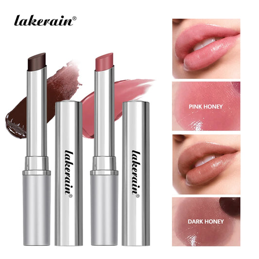 Honey Lipstick Tinted Lip Balm Lip Stain Moisturizing Nourishing Long-Lasting Lipstick for All Skin Tones Natural Woman Makeup