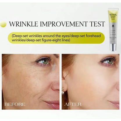 Retinal Shot Tightening Booster Eye Serum with 0.1% Retinal & 3% HA for Firming, Moisturizing & Smoothing Skin.
