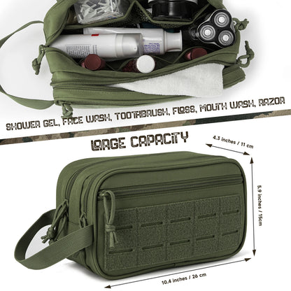 Tactical Toiletry Bag For Men Hygiene Bag Tool Molle Pouches Small Dopp Kit Mens Shaving Kit Travel shower Makeup Cosmetic Bag