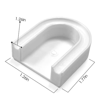 U-Shaped Magnetic Gel Polish Guide Tool Cat Eye Nail Magnet Assistant Holder Pad for Beginner DIY Manicure Magnetic Nail Art