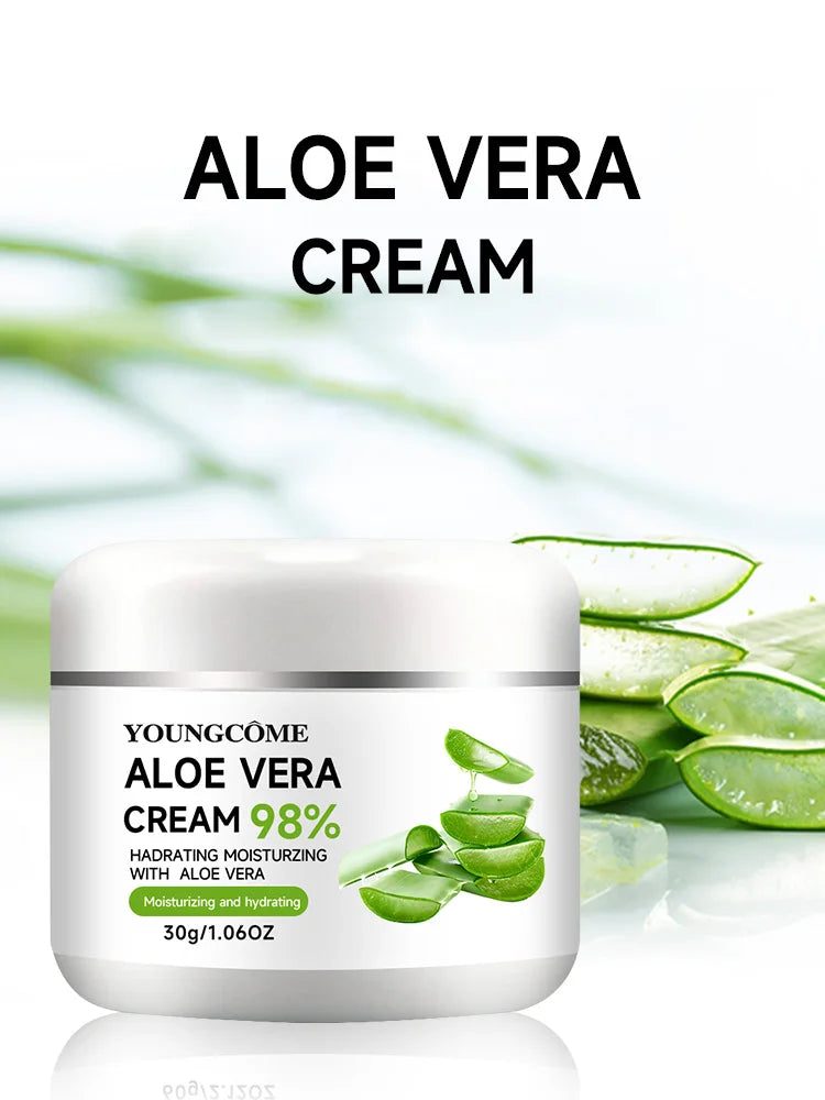 98% Aloe Vera Face Cream Moisturiser Facial Anti Aging Whitening Skin Care Repair Fade Fine Lines Wrinkle Remover Face Cream